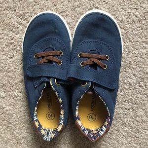 Toddler Boys Navy & Detail shoes